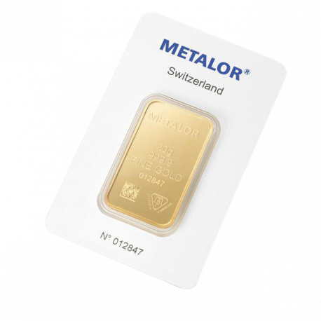 Installeren verzonden D.w.z 20 gr. goudbaar - Aankoop en verkoop goudprijs - beleggen in goud